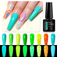 MEET ACROSS LED cure enables fast DIY nail applications