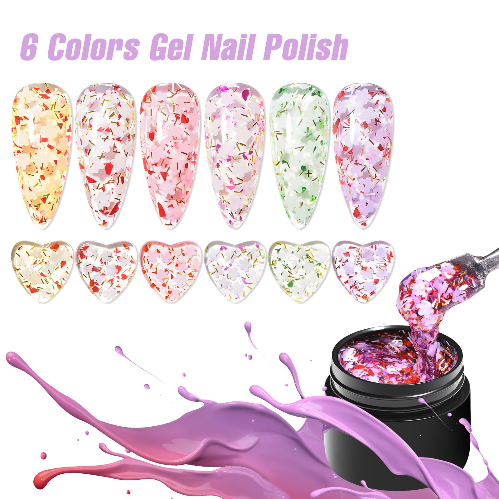 MEET ACROSS manicure in use on hand demonstrating long-lasting glossy finish