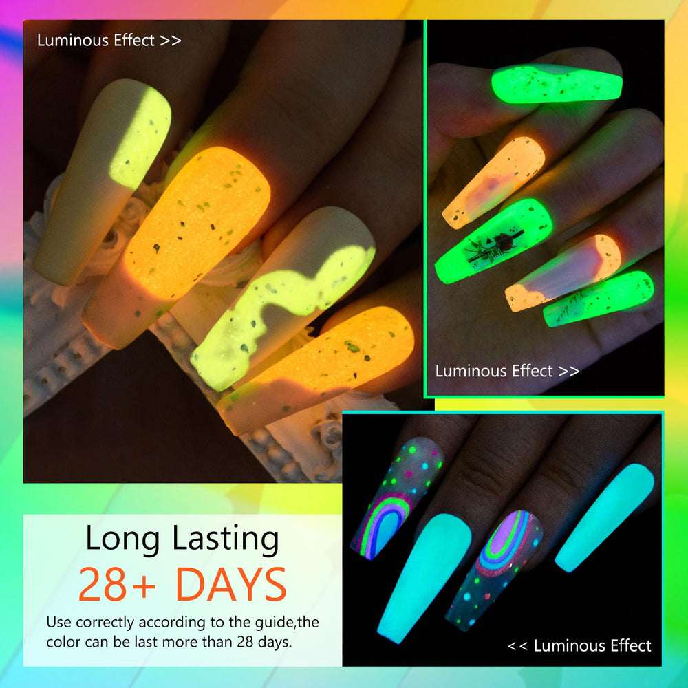 MEET ACROSS neon glow collection adds luminous accents to nail art