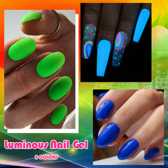MEET ACROSS night-friendly neon nails for striking party looks.