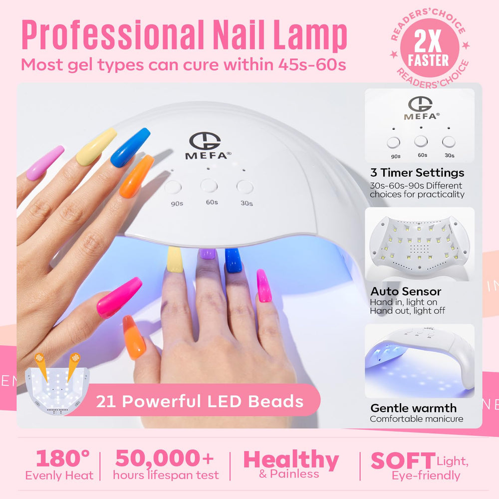 MEFA at-home salon setup for personal care or gifting