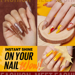 MEFA 12 fall gel colors for versatile autumn nail designs.