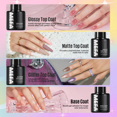MEFA color swatches display helps plan nail designs