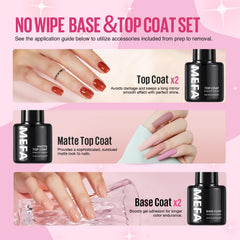 MEFA gel polish bottles in a pack for a broad color selection