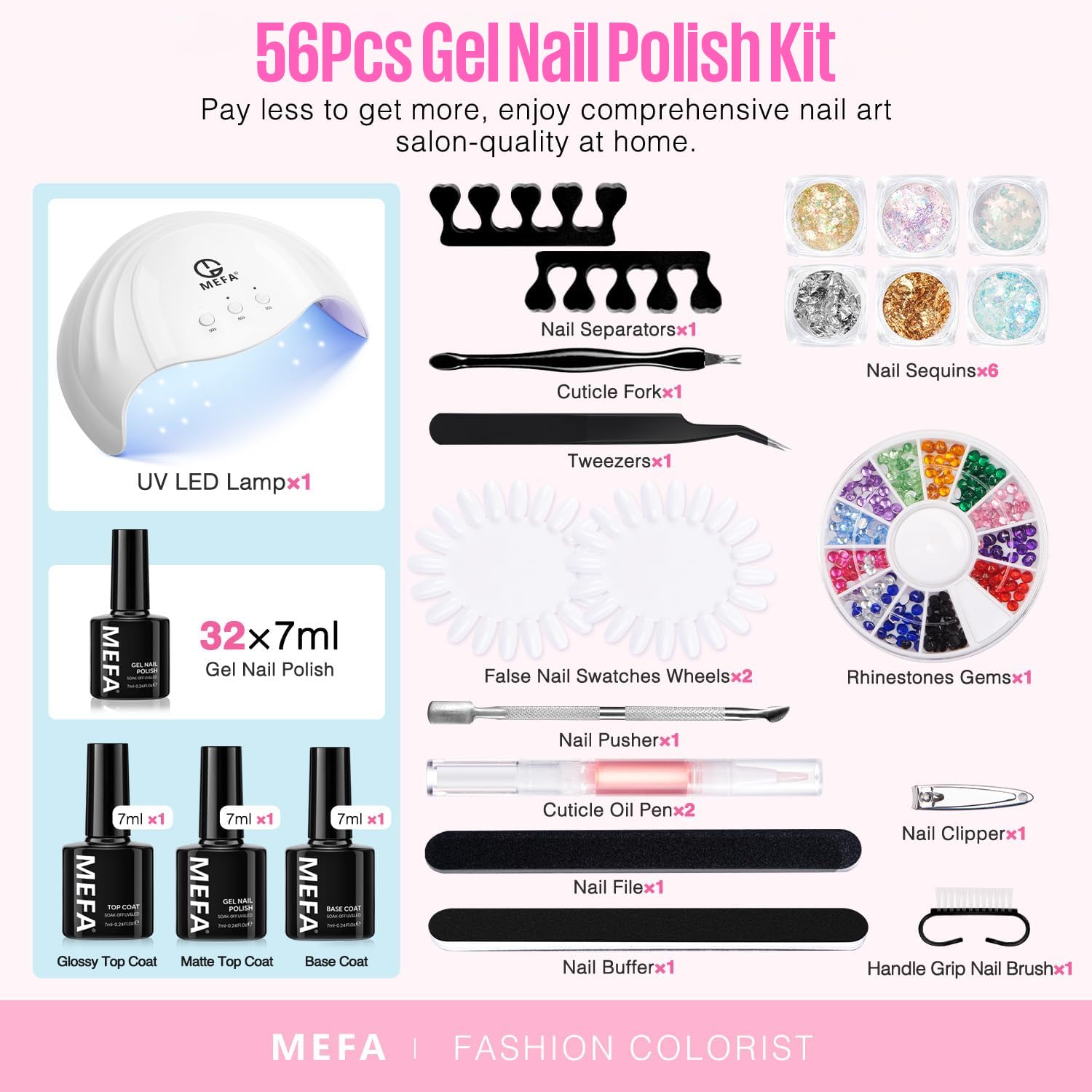 MEFA gift-ready kit ideal for birthdays, holidays, and DIY spa nights.