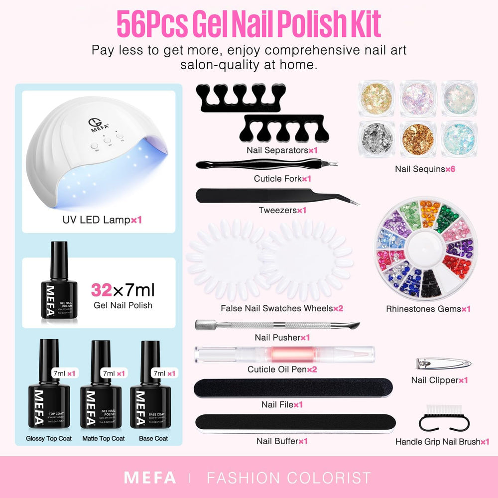 MEFA gift-ready kit ideal for birthdays, holidays, and DIY spa nights.