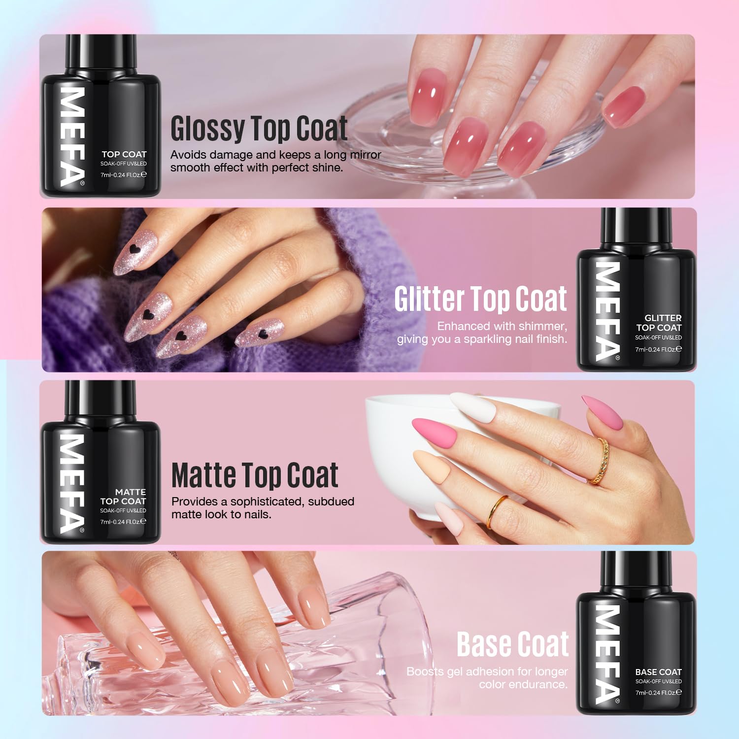 MEFA matte top coat creates sleek, modern finishes