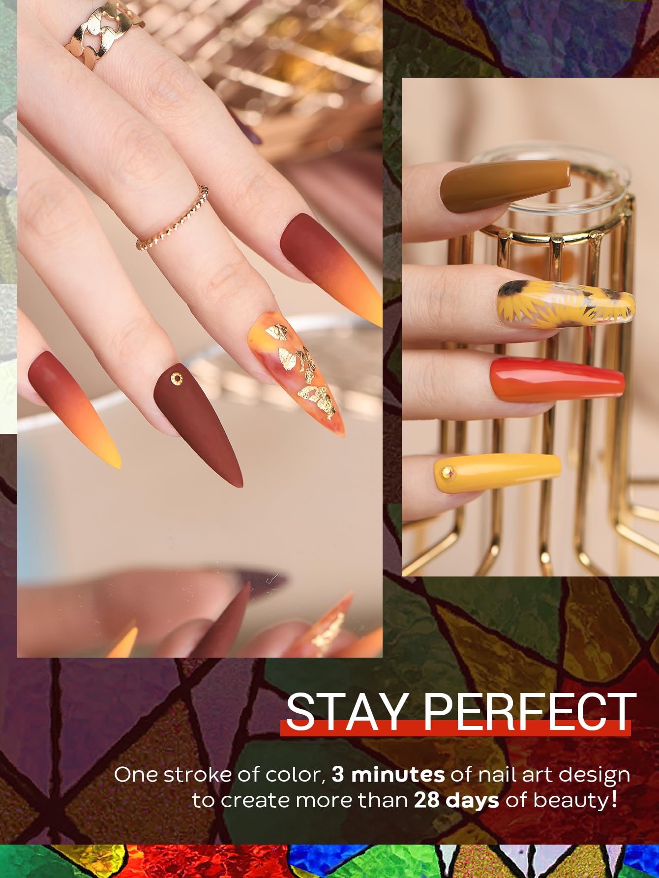 MEFA matte top coat bottle for velvety, modern look