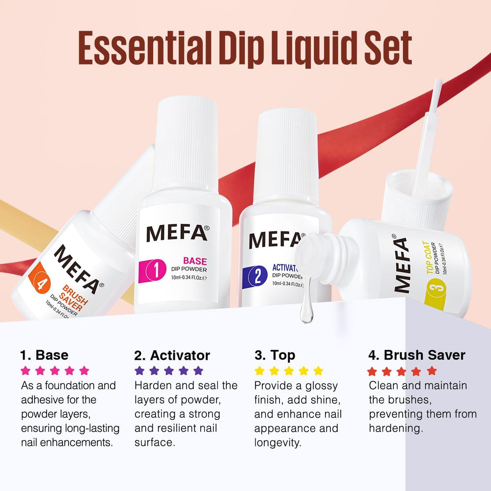 MEFA mini files and dip tray for easy at home nails