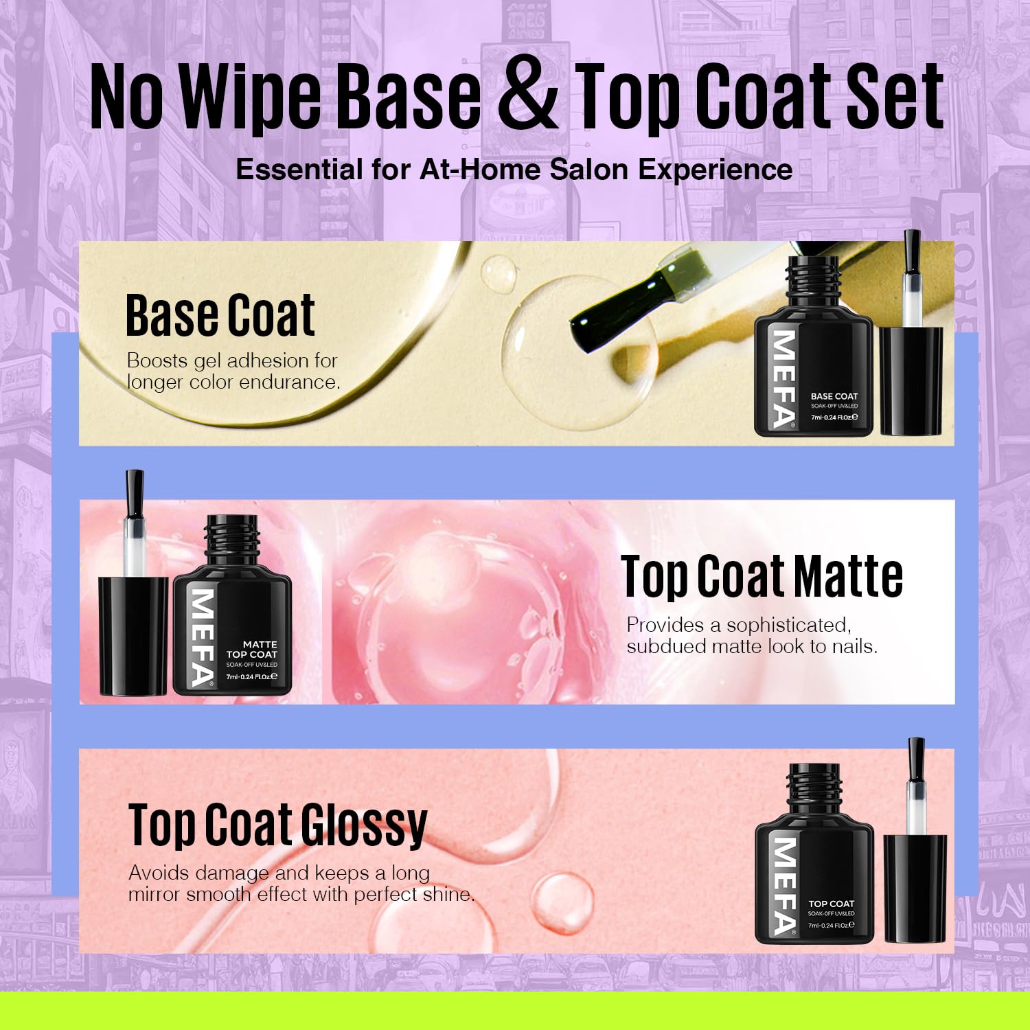 MEFA nail polish with safer ingredients for at home use