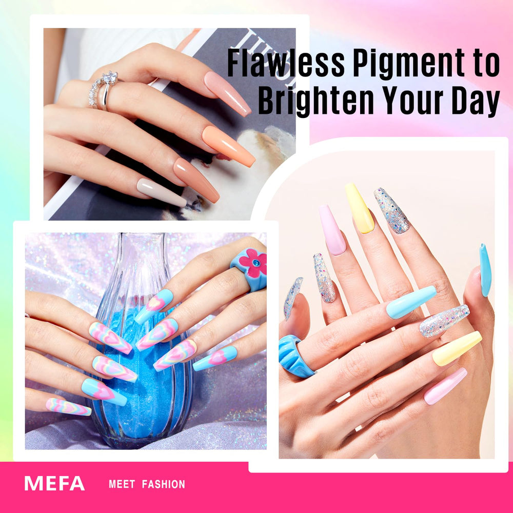 Close-up of MEFA gel brush delivering smooth, brush-stroke-free application