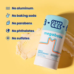 Ingredient list for Megababe Beachy Pits Fresh deodorant