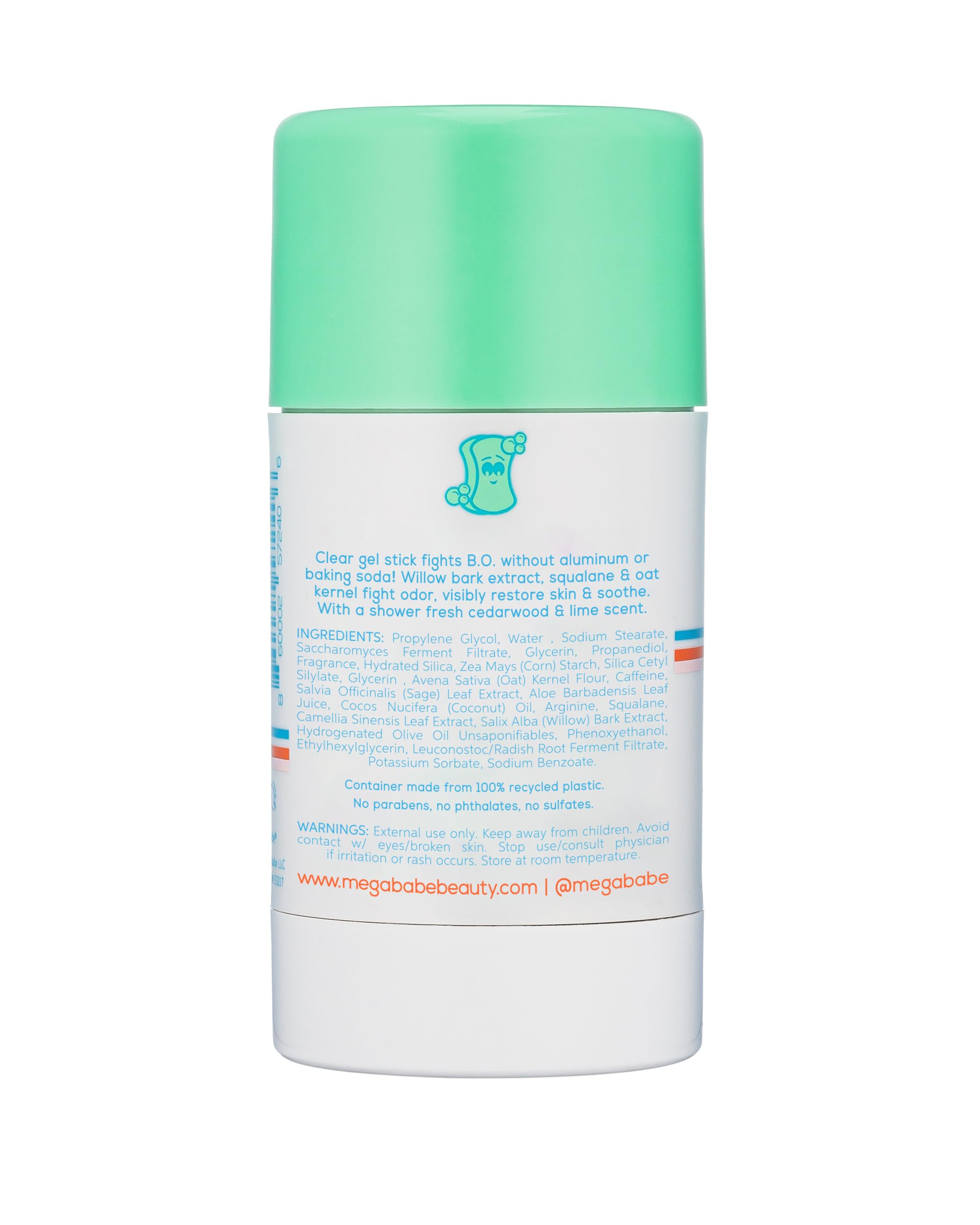 Megababe Daily Deodorant Soapy Pits fresh after use with long-lasting odor control