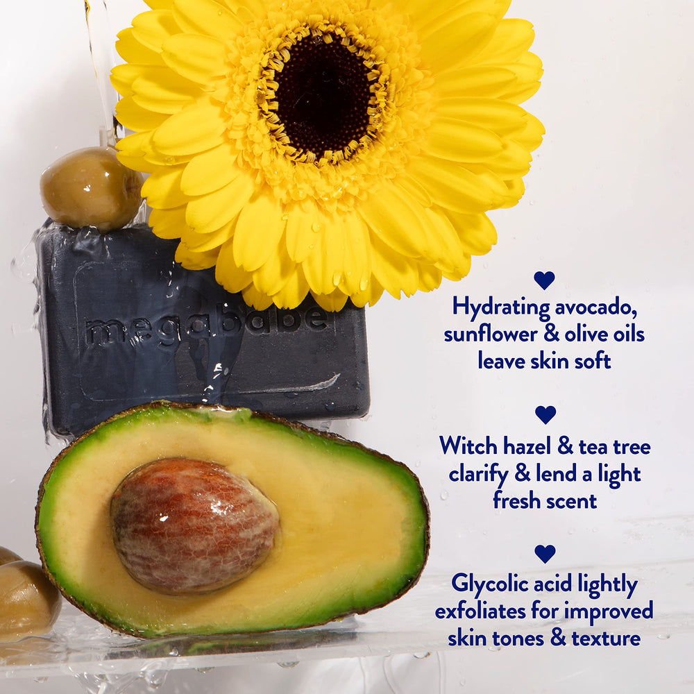 Megababe Space Bar activated charcoal detox for fresh, clean underarms.