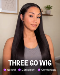 Megalook hair pre-plucked HD lace creates natural hairline right out of the box.