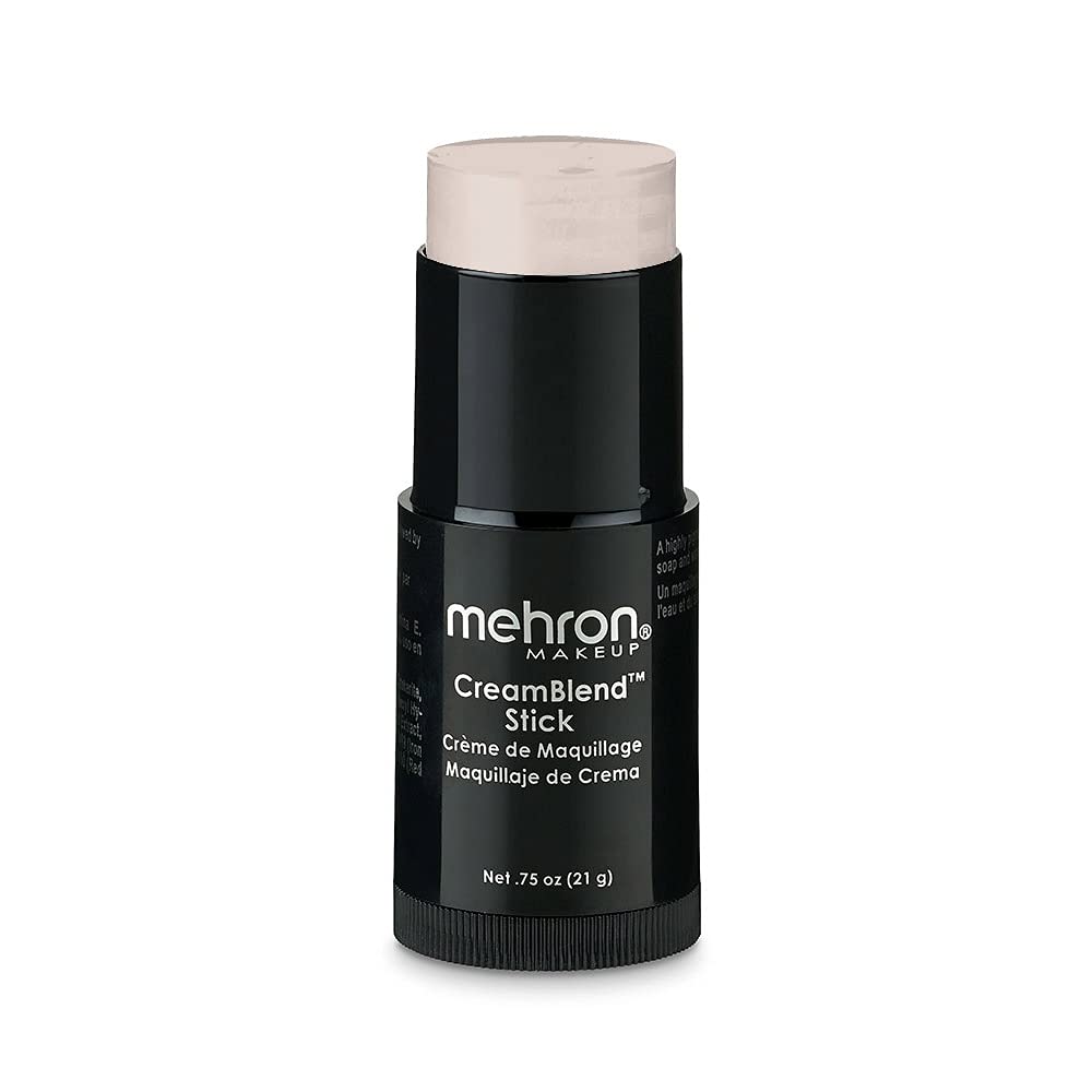 Mehron CreamBlend Stick in Butterfly Ivory for smooth skin-toned face painting.