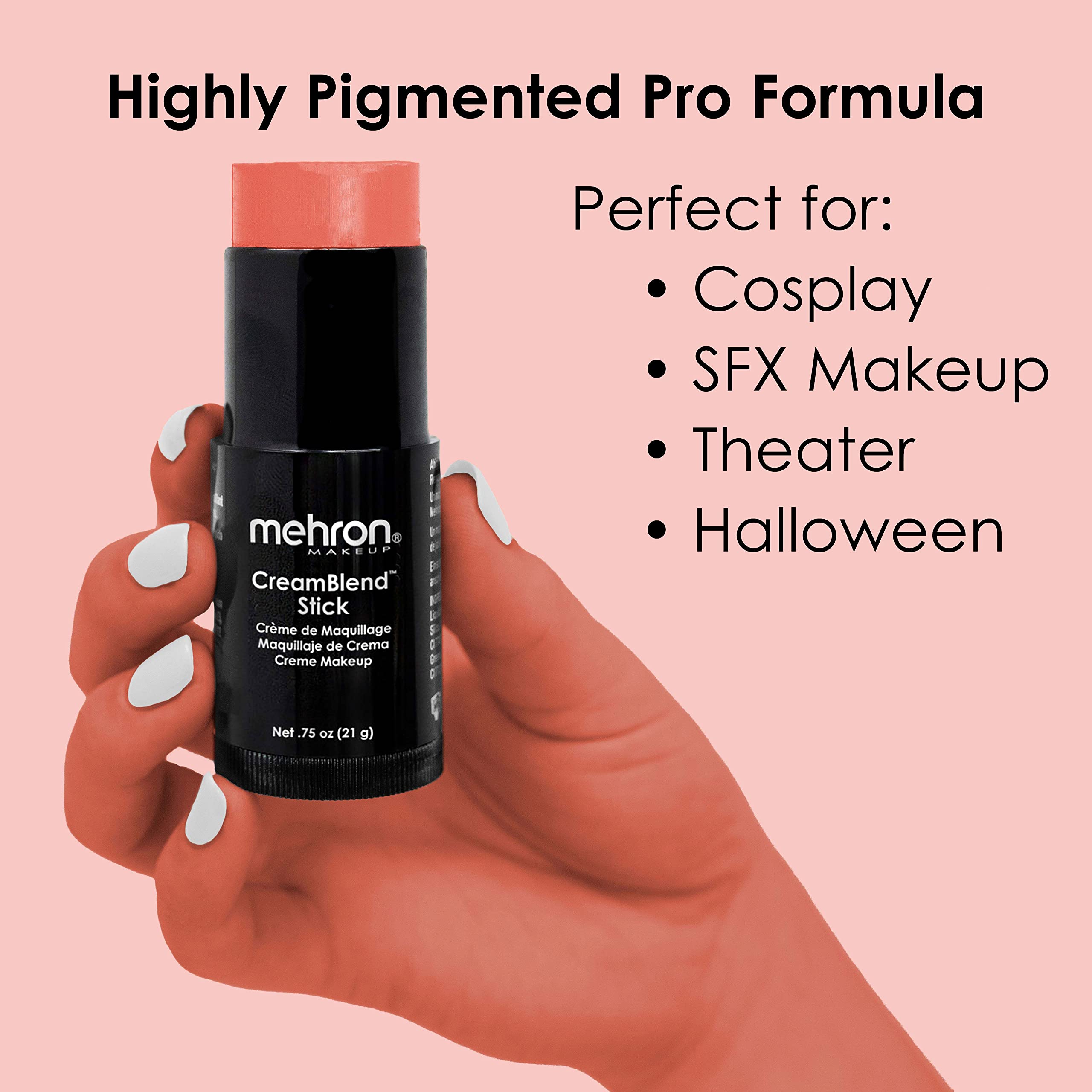 CreamBlend being applied on arm demonstrates smooth blending for stage looks.