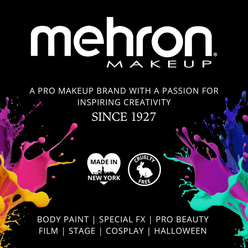 Removal process using Mehron remover for easy cleanup after FX.