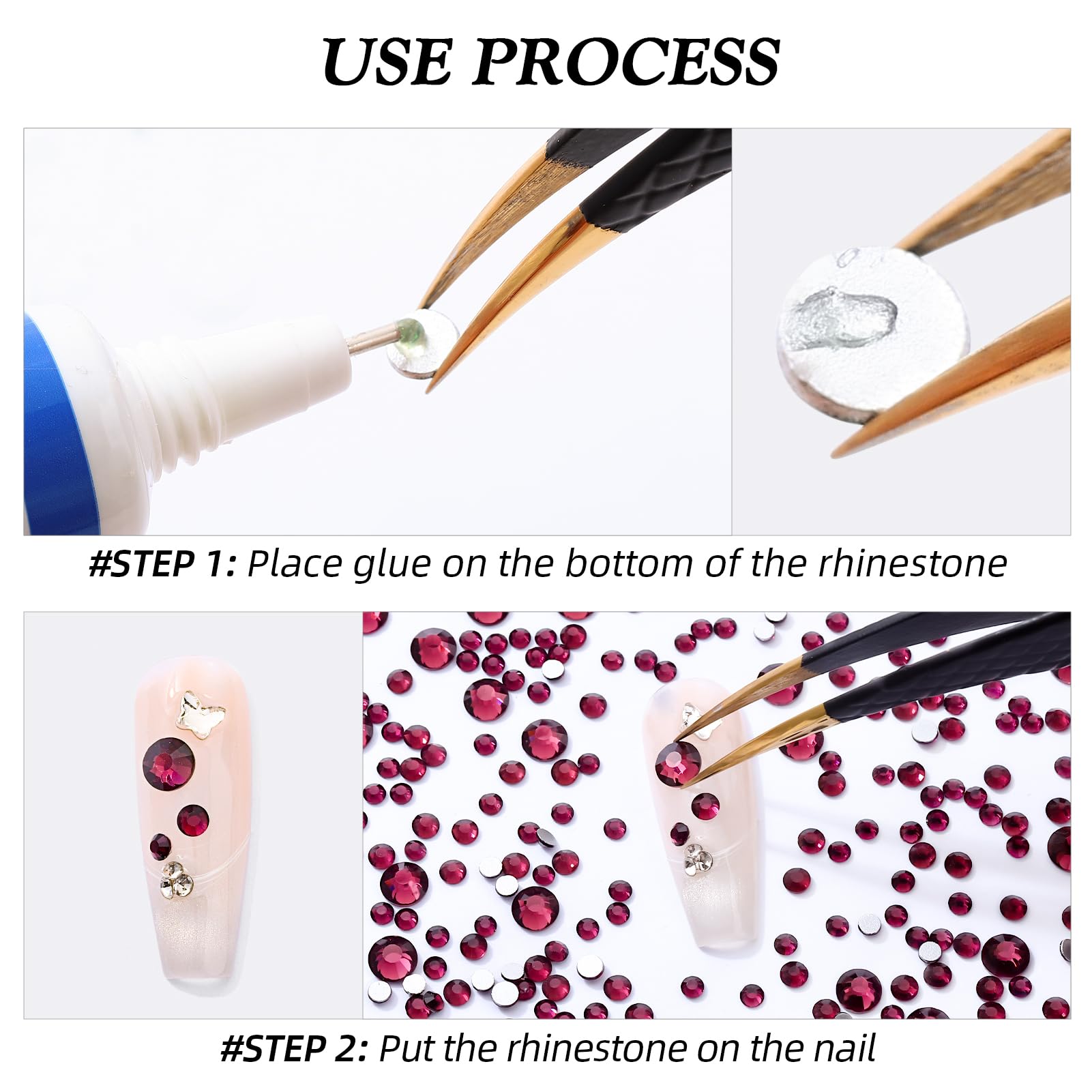 Tip: Meibite rhinestones for precise DIY crafting and detailing