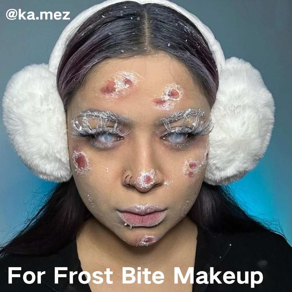 MEICOLY face and body paint application demonstration using stipple technique