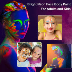 MEICOLY neon eyeliner for quick removable UV lines