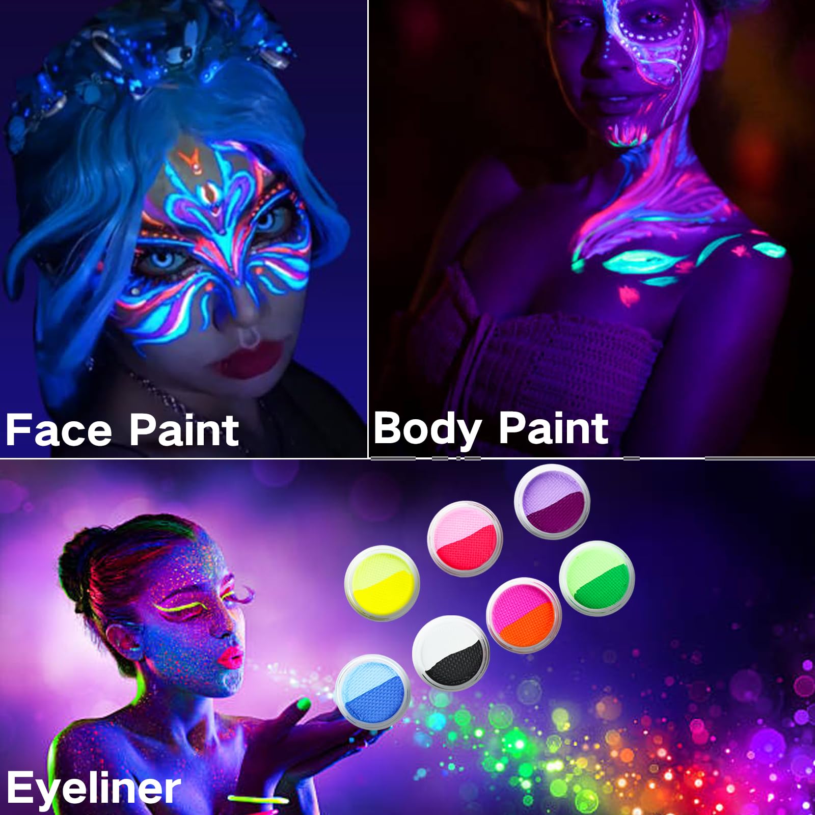 MEICOLY pride palette glow liner enhances rainbow looks at festivals