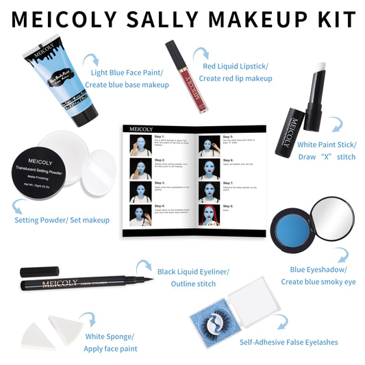 MEICOLY Sally kit red liquid lipstick for bold accents.