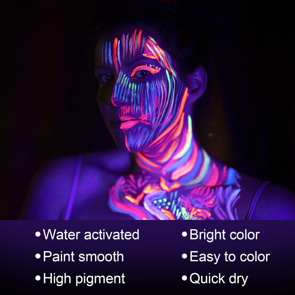 MEICOLY water-based face paint for smooth color on skin