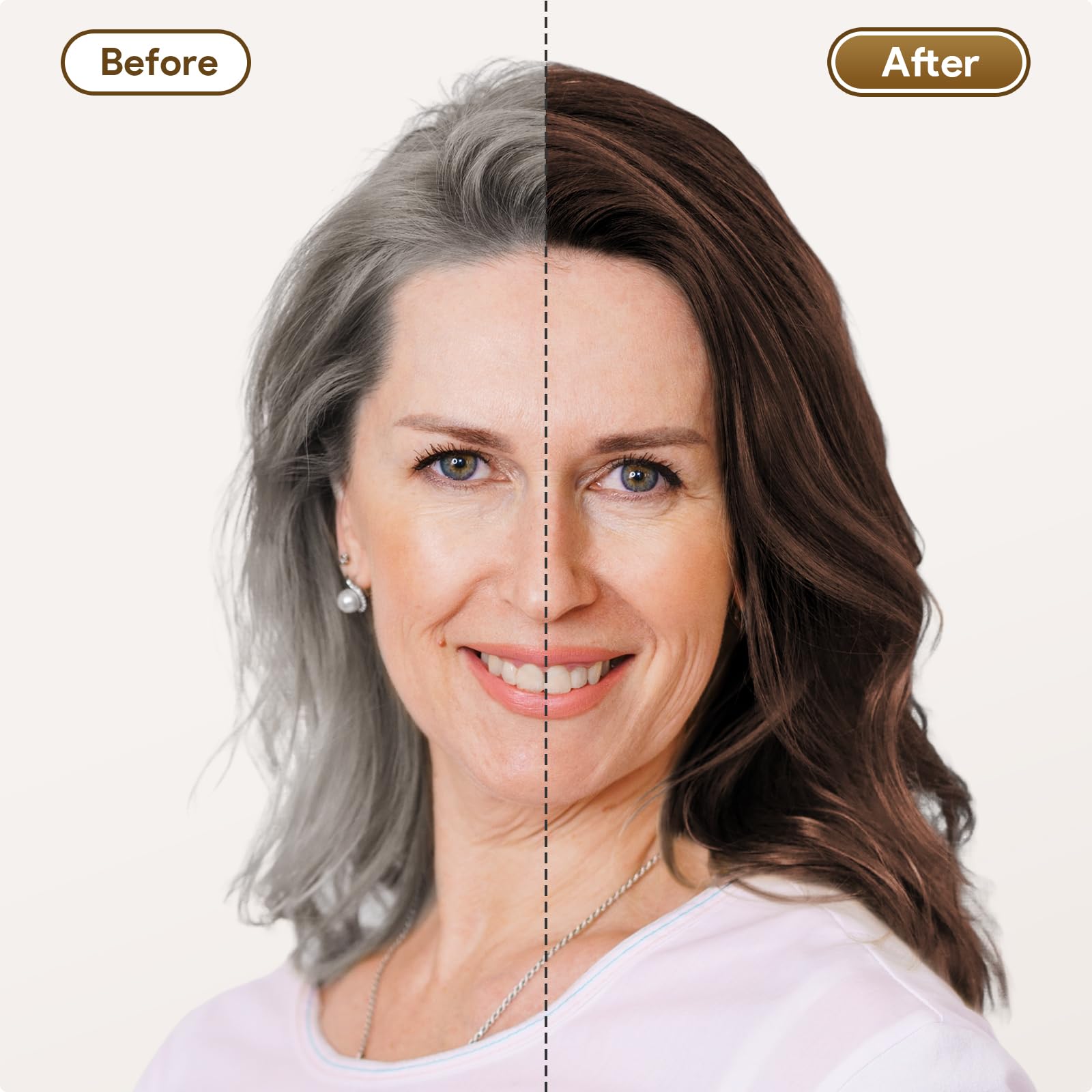 MEIDU Gray-to-brown transition shows a refreshed look.