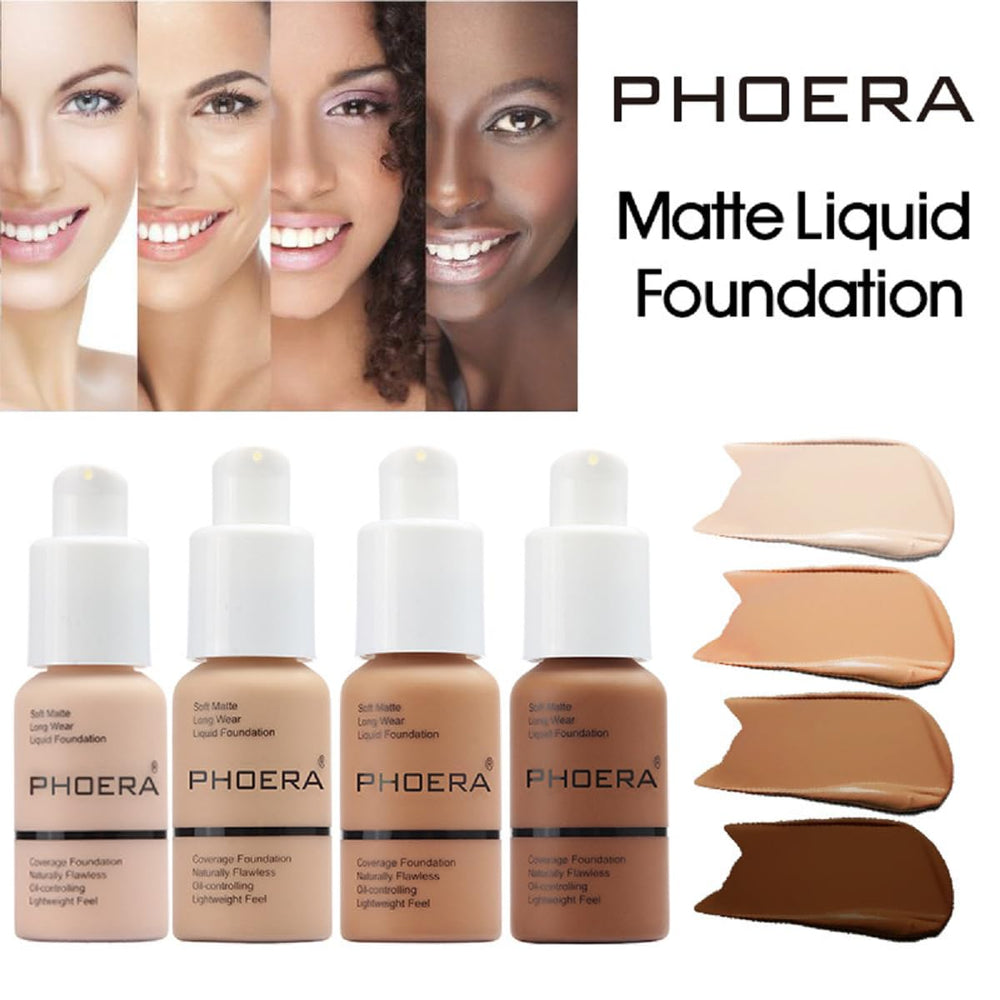 Meifen PHOERA foundation in full-coverage application for flawless skin.