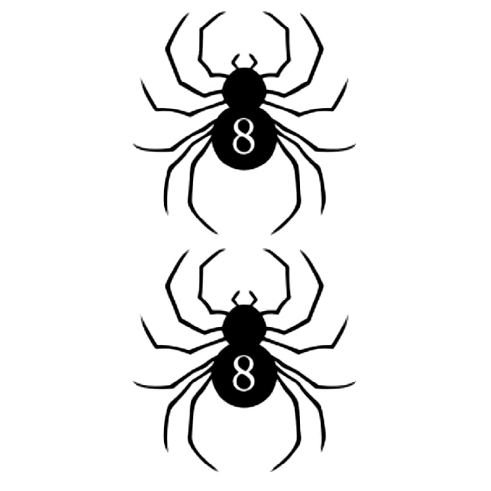 Meifng Anime Tattoo Spider 8 design offers vivid transfer for cosplay