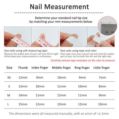 MeiTao chrome French tip nails offering reusable wear for various occasions