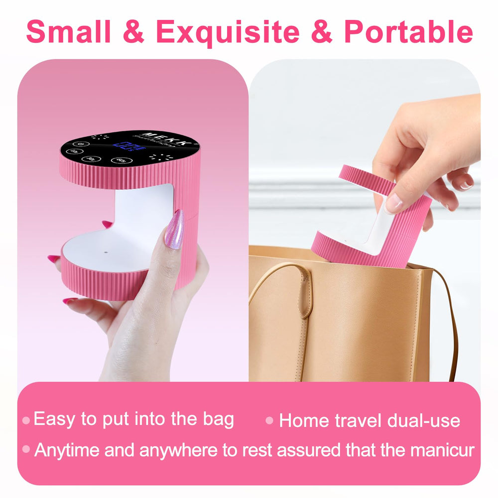 MEKK cordless mini UV light USB-C charging for universal power