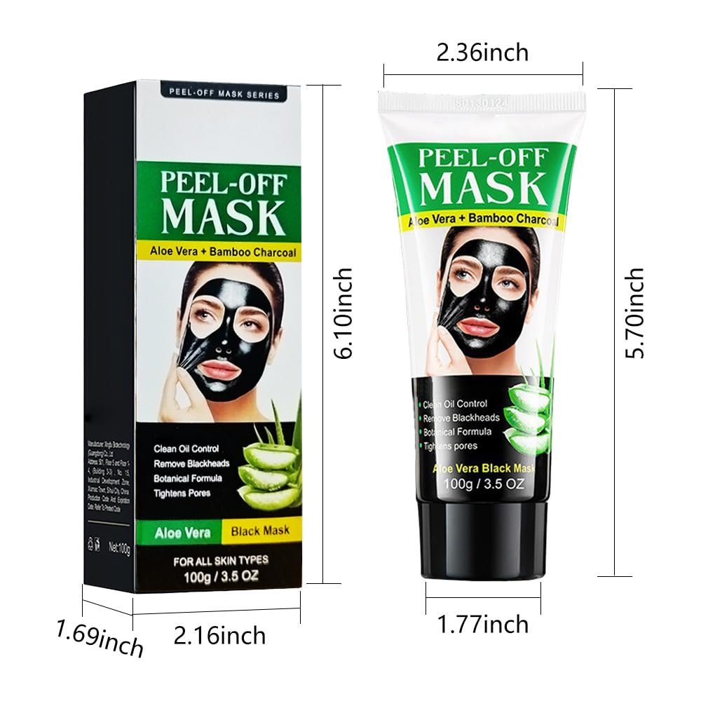 Mekuel Peel-Off mask after removal reveals smoother, refined pores and refreshed feel.