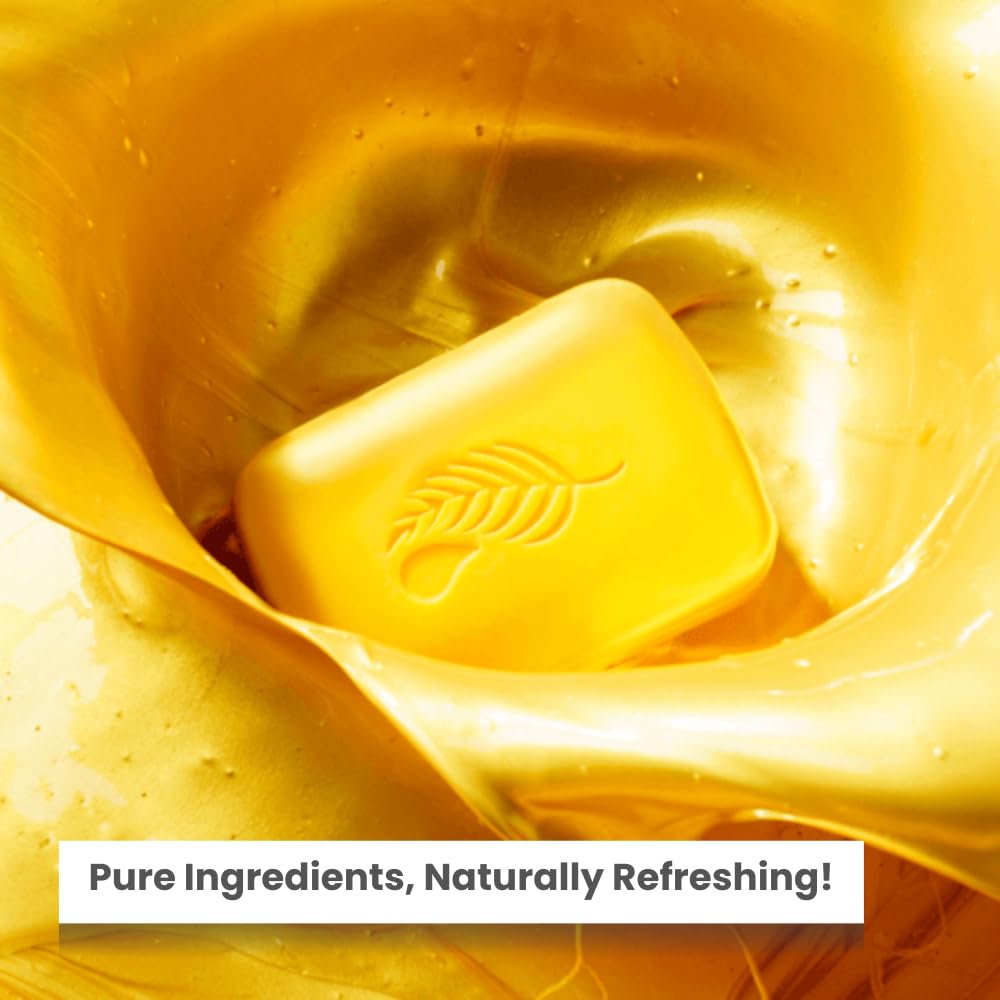 Melaleuca Gold Bar Soap delivers a refreshing citrus scent during every wash.