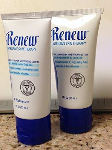 Melaleuca Renew Intensive Skin Therapy Lotion 1oz travel size for dry skin relief on the go.