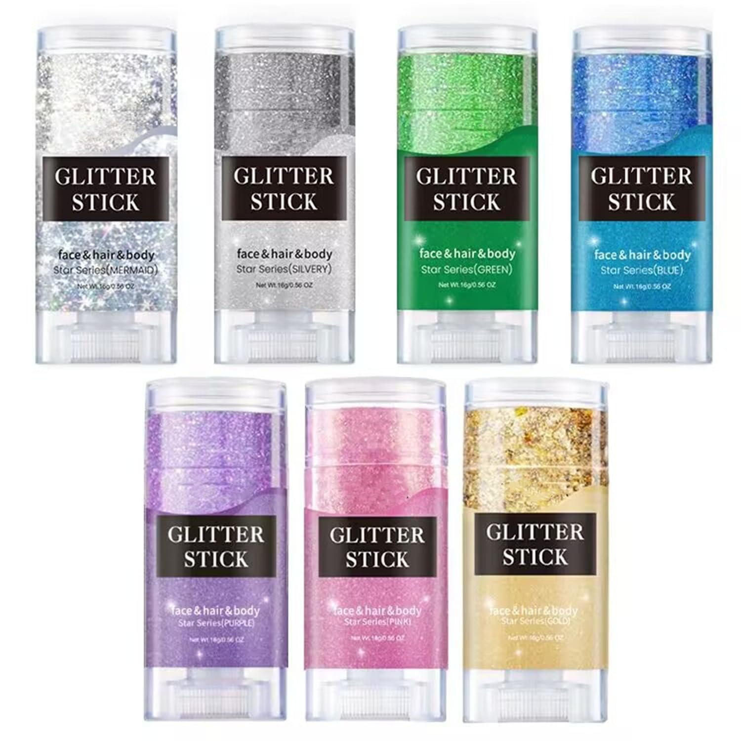 Melemando glitter stick chrome sparkle creates versatile party-ready shine