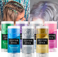 Melemando glitter stick shoulder sparkle for festival outfits.