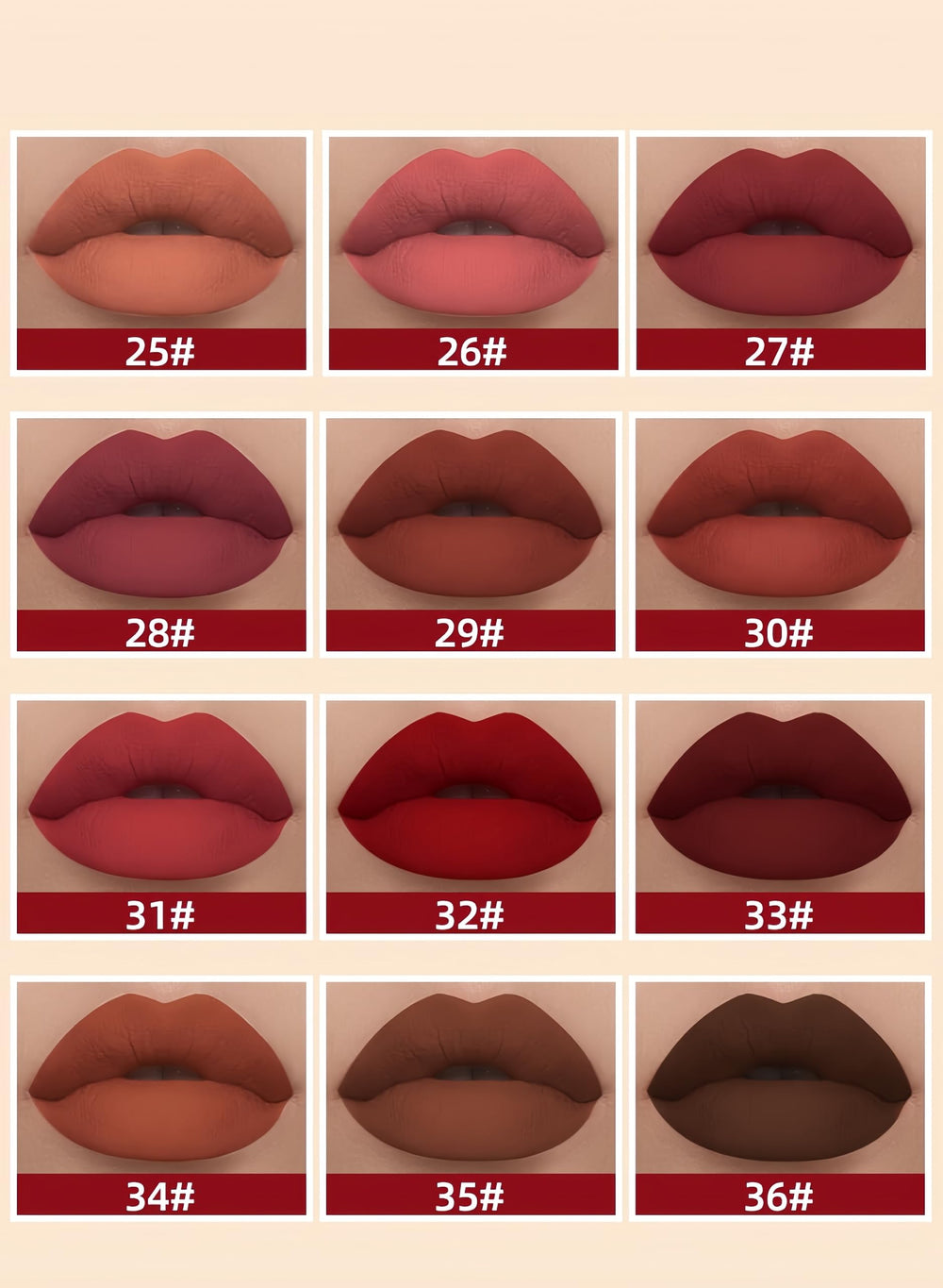 Melemando lip swatches on arm reveal vibrant shade payoff.