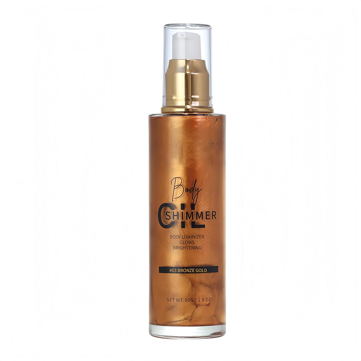 Melemando Shimmer Body Luminizer on the face adds subtle sun-kissed glow