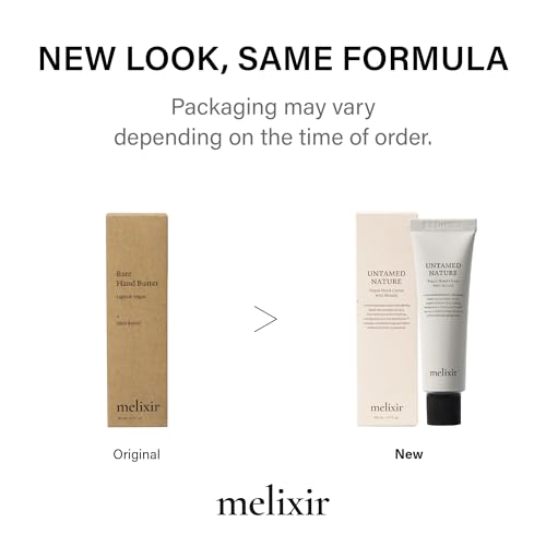 Melixir Untamed Nature hand cream texture close-up reveals silky finish