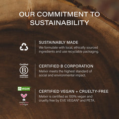Melixir lip butter clean vegan formula for everyday lip care.