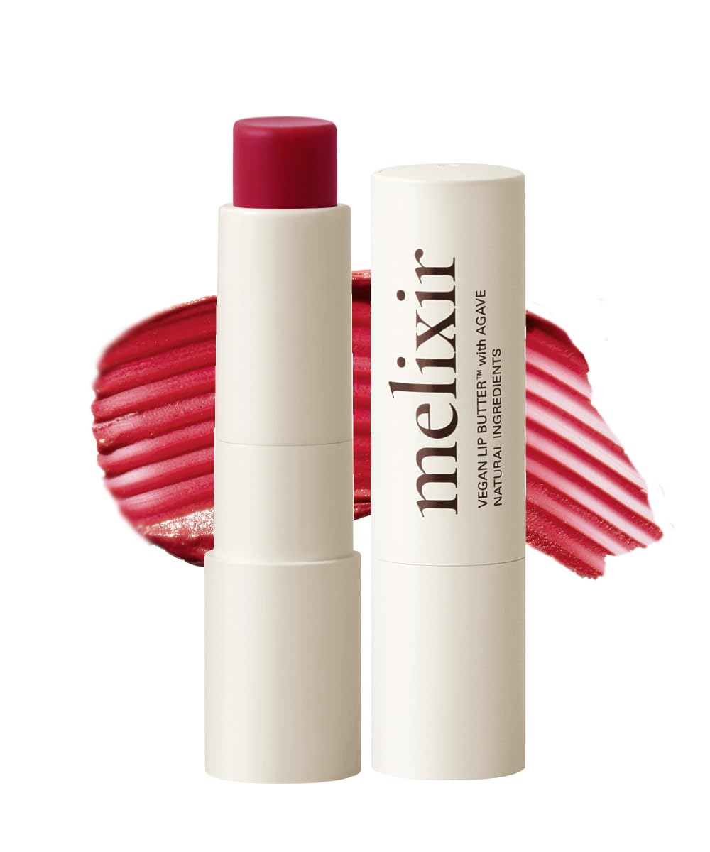 Melixir vegan lip butter compact on-the-go hydration.
