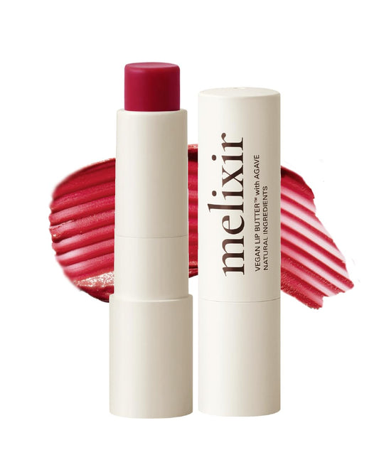 Melixir vegan lip butter compact on-the-go hydration.
