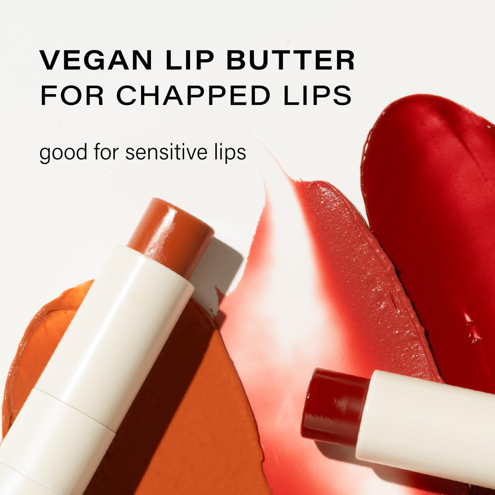 Melixir vegan lip butter Wine Stain shade with effortless glide and soft color.