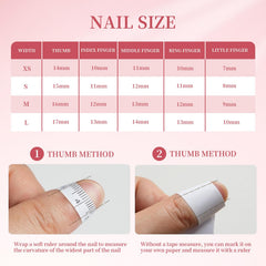 MellowBells includes glue, gel stickers, and file for complete manicure