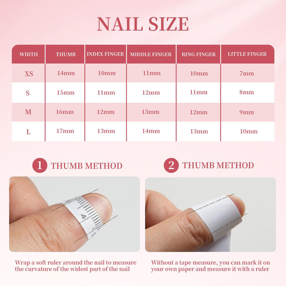 MellowBells packaging shows 10 nails and tools for easy at home nail art.
