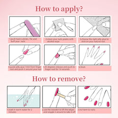 MellowBells press-on nails apply in minutes for salon-like results