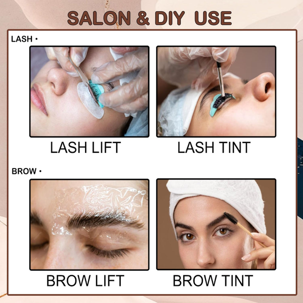 MELLUCCI brow lamination kit bottle with tinting option for defined brows