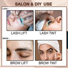 MELLUCCI brow lamination kit bottle with tinting option for defined brows